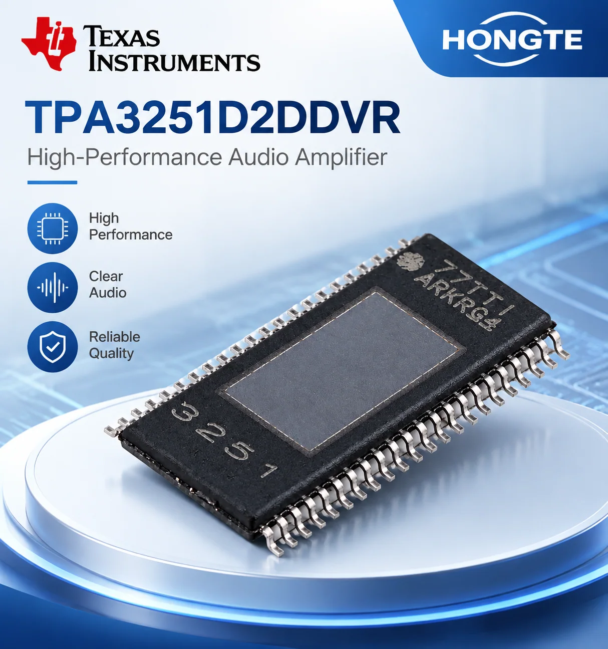 TPA3251D2DDVR Texas Instruments HONGTE reference view 1