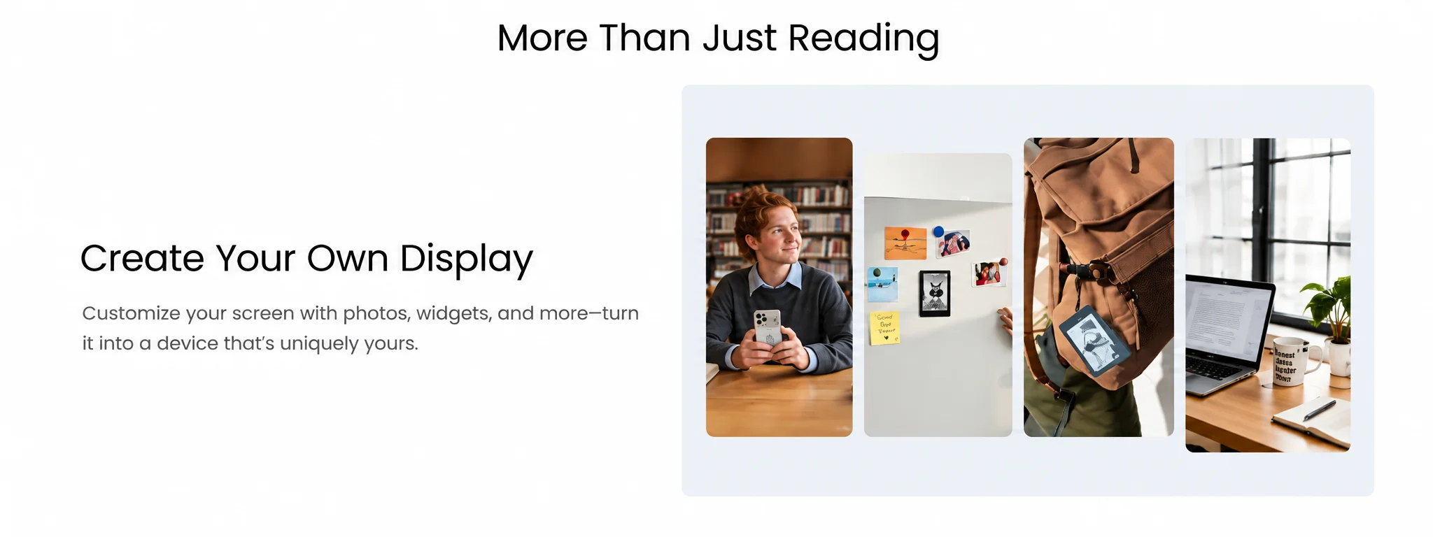 XTEINK X3 customizable display feature graphic