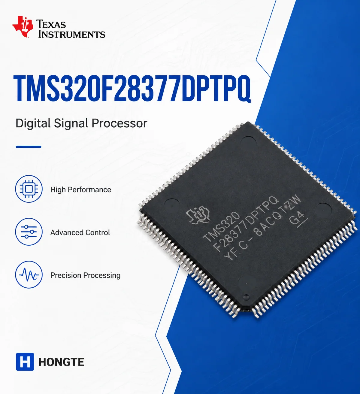 TMS320F28377DPTPQ Texas Instruments HONGTE reference view 1