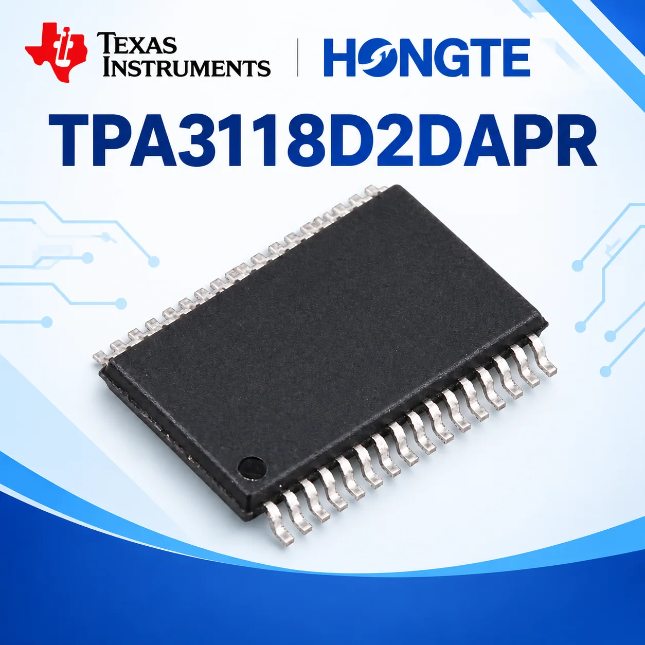 TPA3118D2DAPR Texas Instruments HONGTE reference view 1