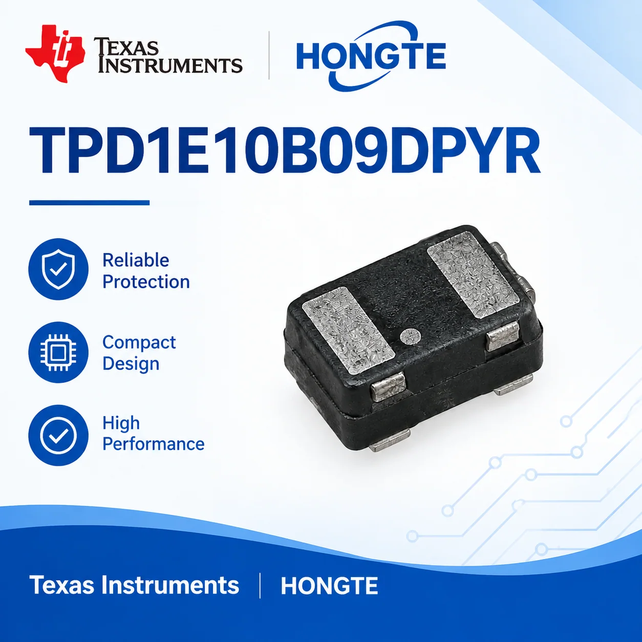 TPD1E10B09DPYR Texas Instruments HONGTE reference view 2