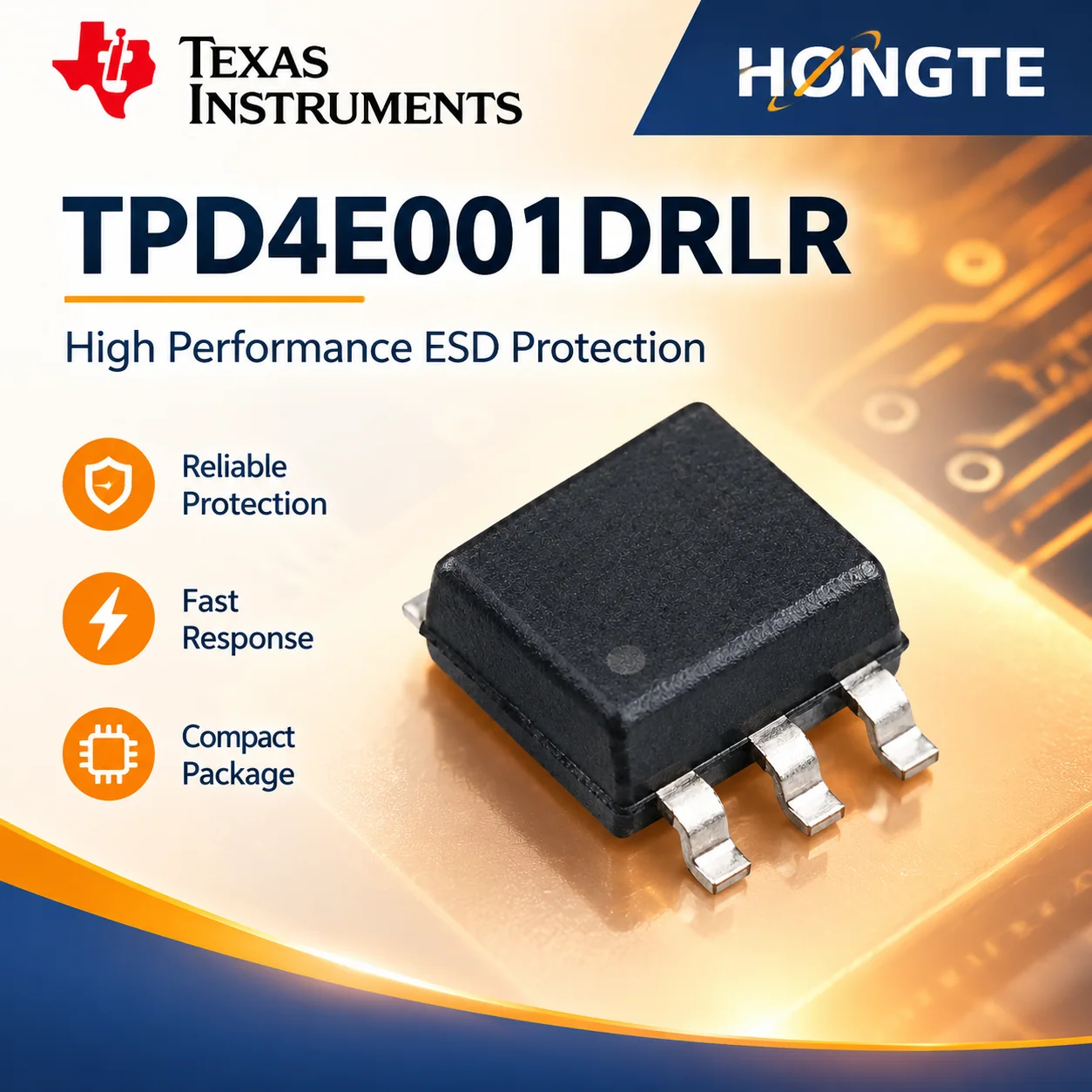 TPD4E001DRLR Texas Instruments HONGTE reference view 1