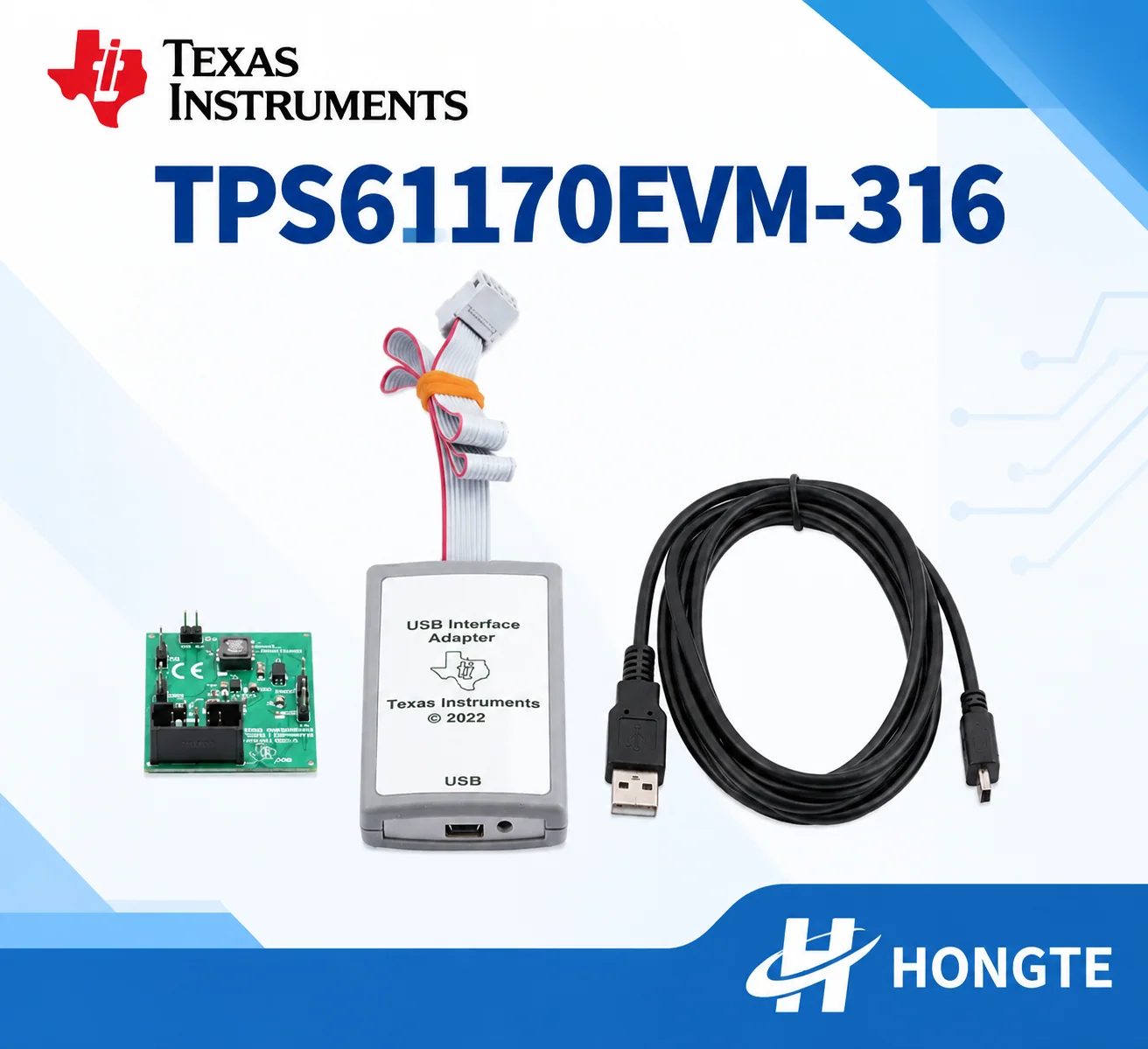 TPS61170EVM-316 Texas Instruments HONGTE reference view 1