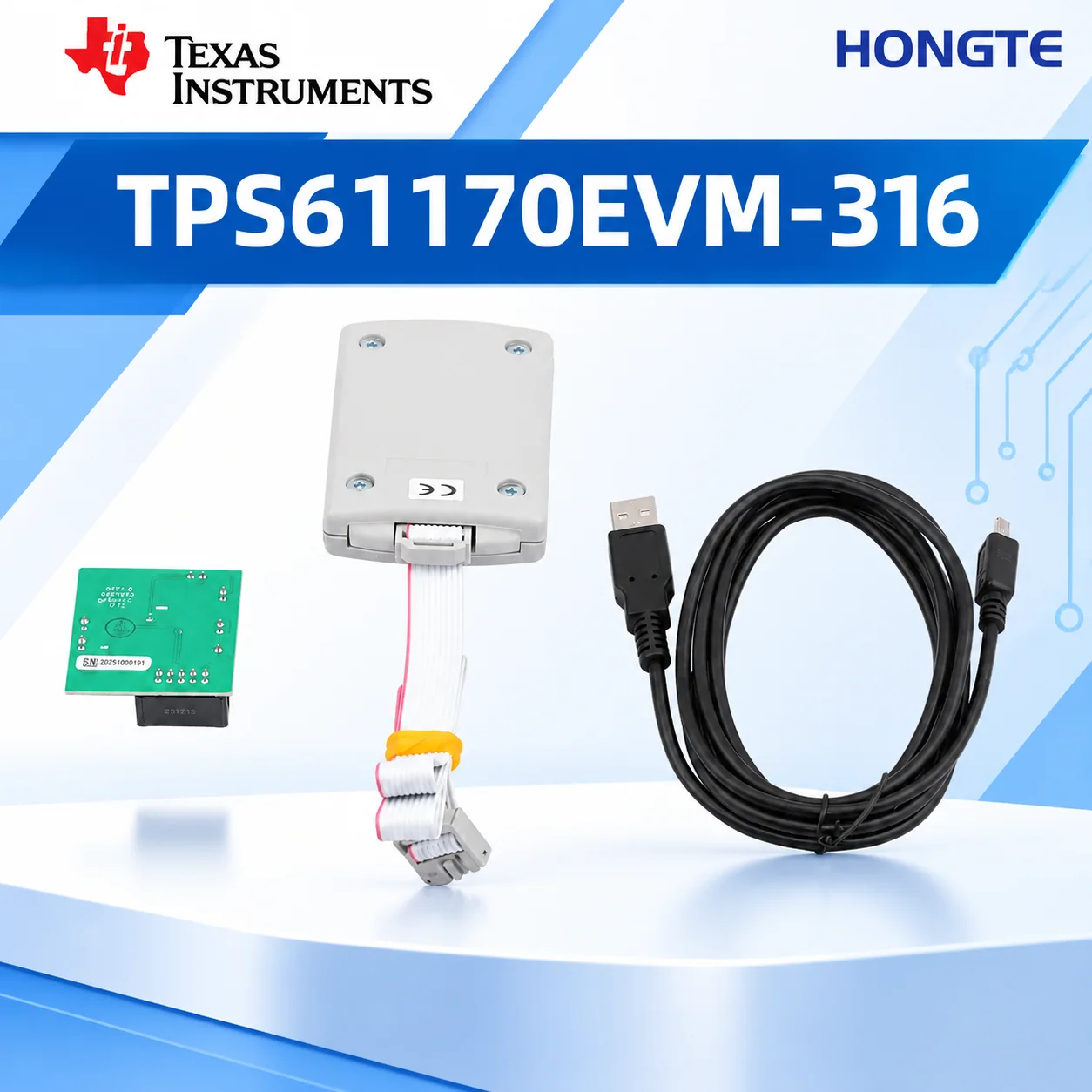TPS61170EVM-316 Texas Instruments HONGTE reference view 2