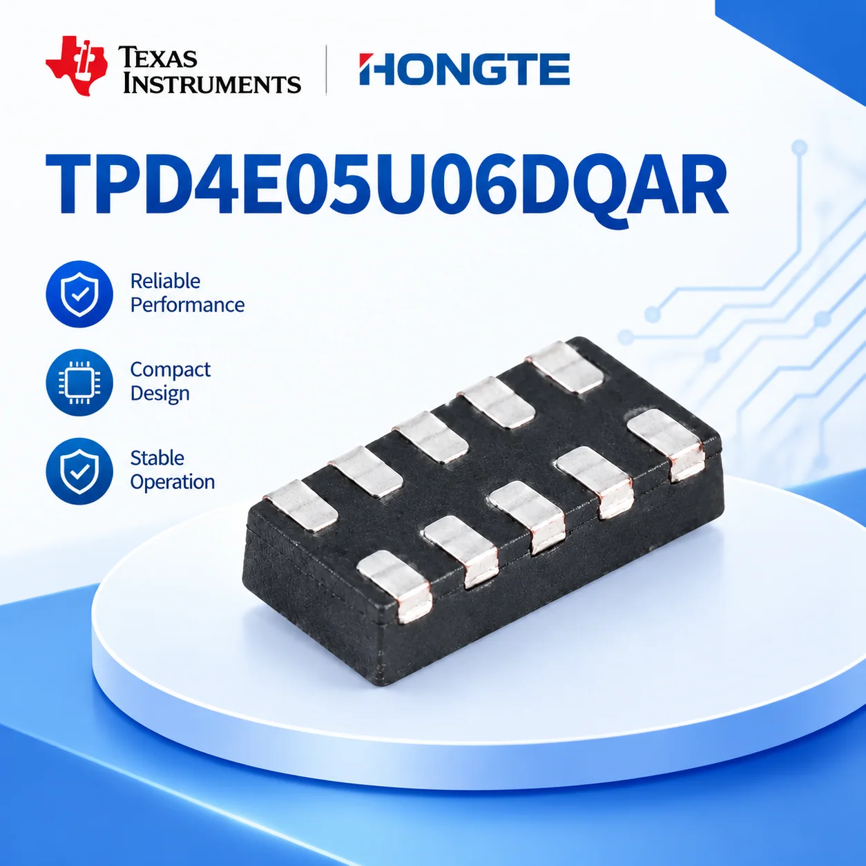 TPD4E05U06DQAR Texas Instruments HONGTE reference view 2