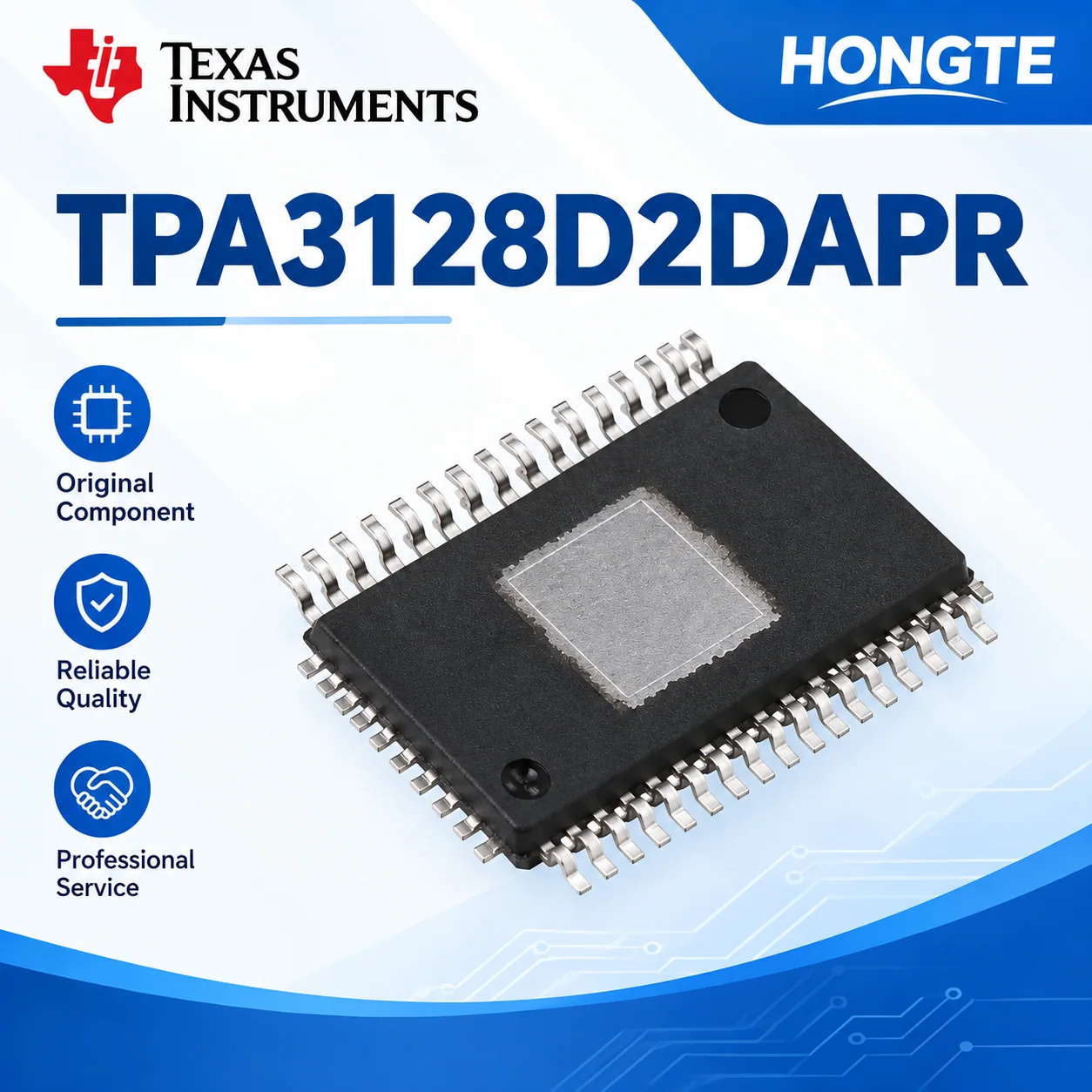 TPA3128D2DAPR Texas Instruments HONGTE reference view 2