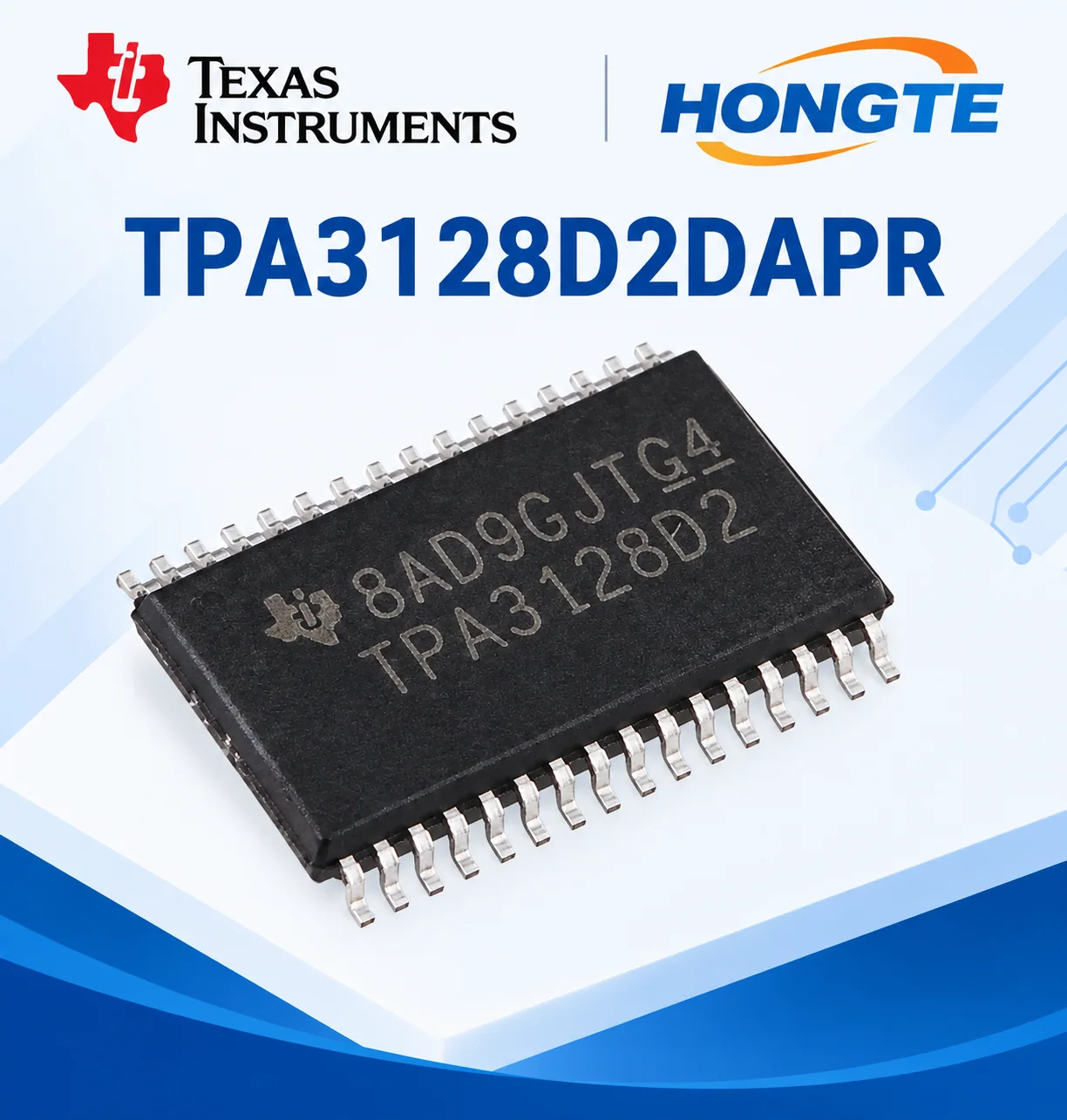 TPA3128D2DAPR Texas Instruments HONGTE reference view 1