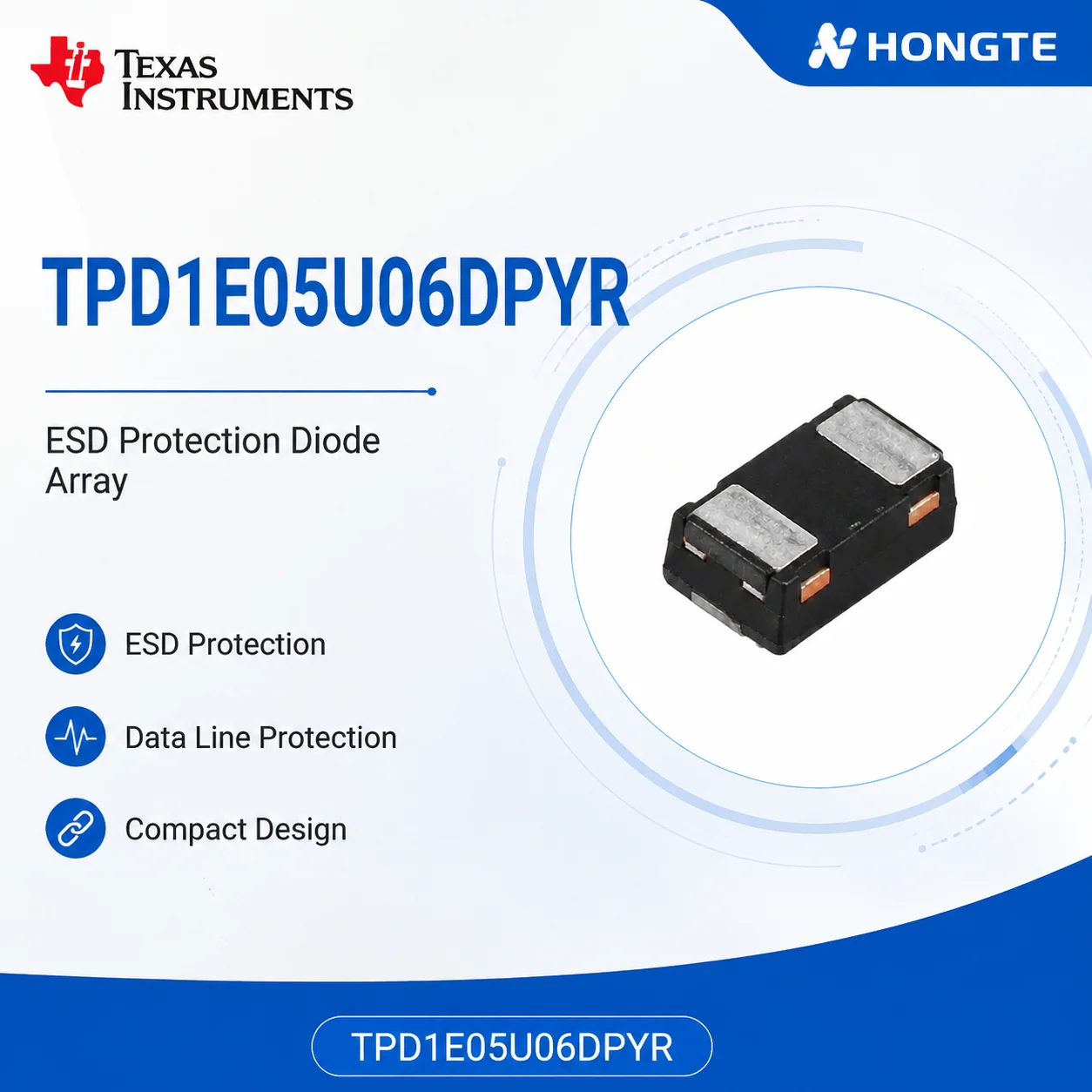 TPD1E05U06DPYR Texas Instruments HONGTE reference view 2