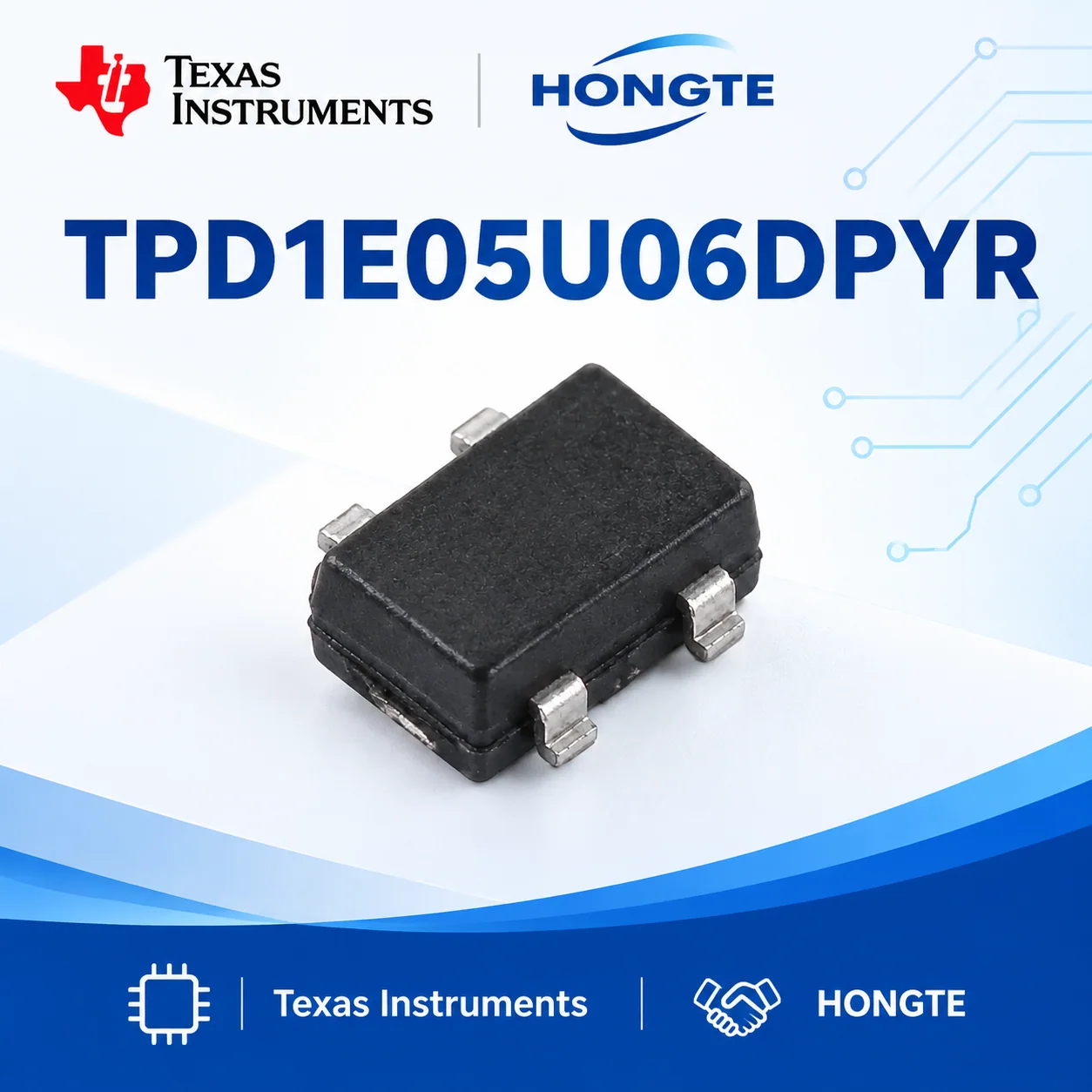 TPD1E05U06DPYR Texas Instruments HONGTE reference view 1